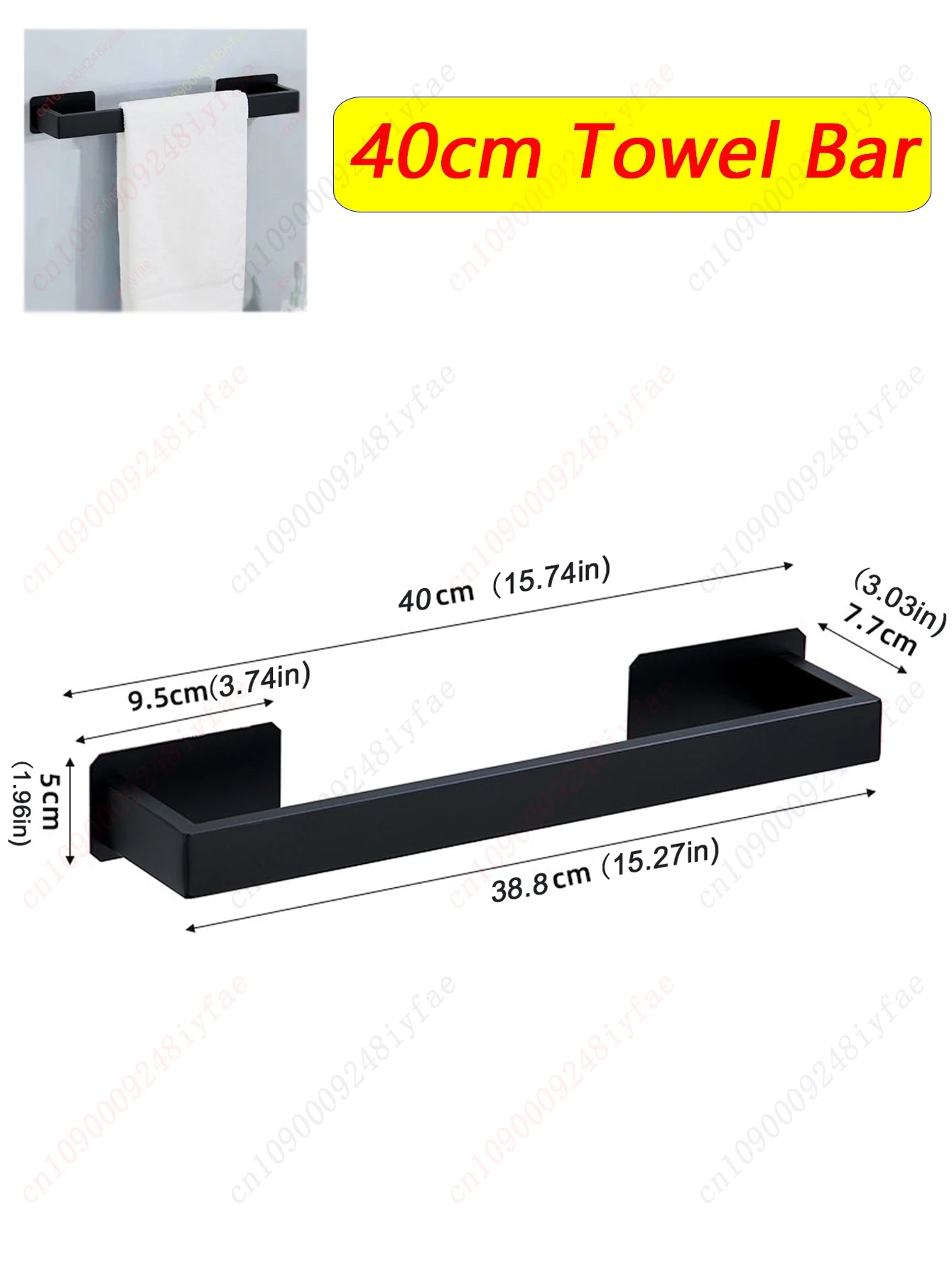 1-5PCS Towel Holder Bathroom Towel Bar Hanger Toilet Paper Holder Dispenser Wall Hooks Robe Key Hooks Hardware Accessories Set