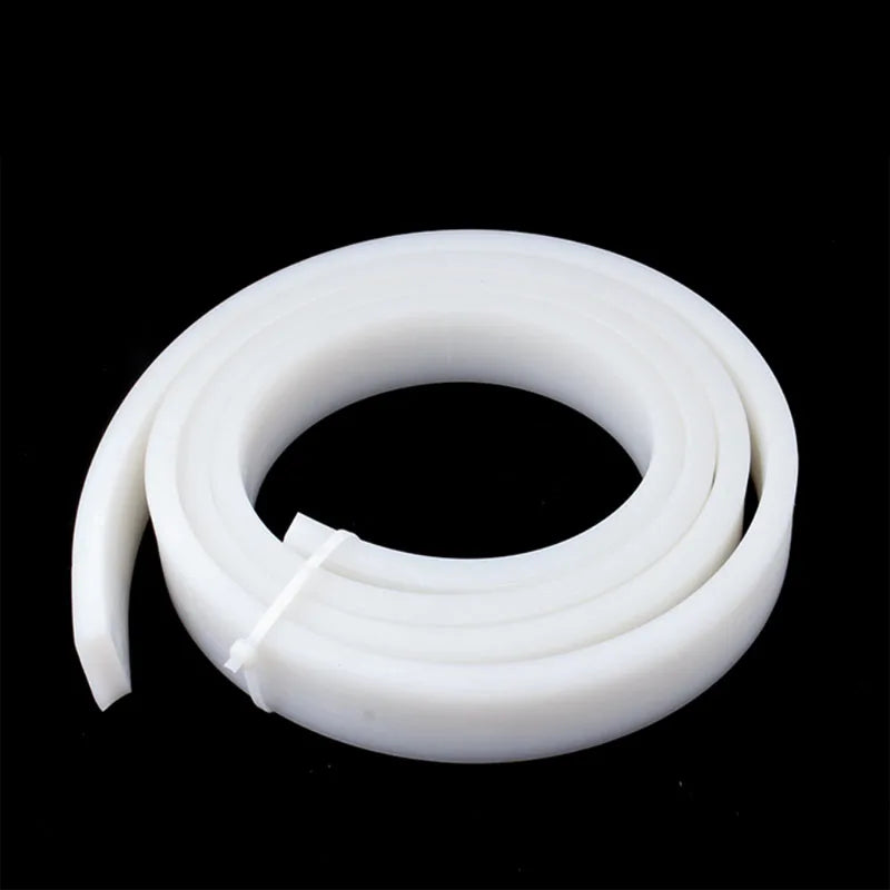 Square Silicone Rubber Solid Seal Strips White Square Weatherstrip Anti Oil Heat Resistance Seal Gasket Bar Width 2/3/4/5/6-50mm