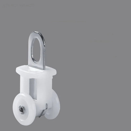 30pcs Curtain Track Pulley Hook Accessories Bathroom Door Curtain Slide Roller Buckle Ring Wheel Old Guide Wheel Window Hardware