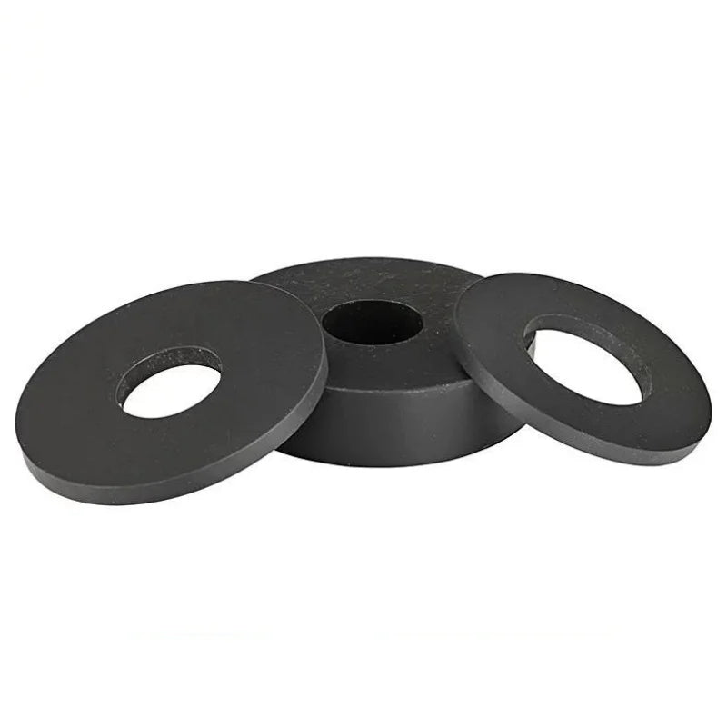 Black White Soft Silicone Flat Pad Washer Soft Rubber Seal Gaskets
